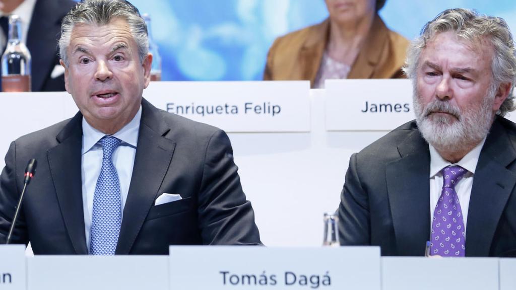 Thomas Glanzmann, consejero delegado de Grifols, durante una junta de accionistas