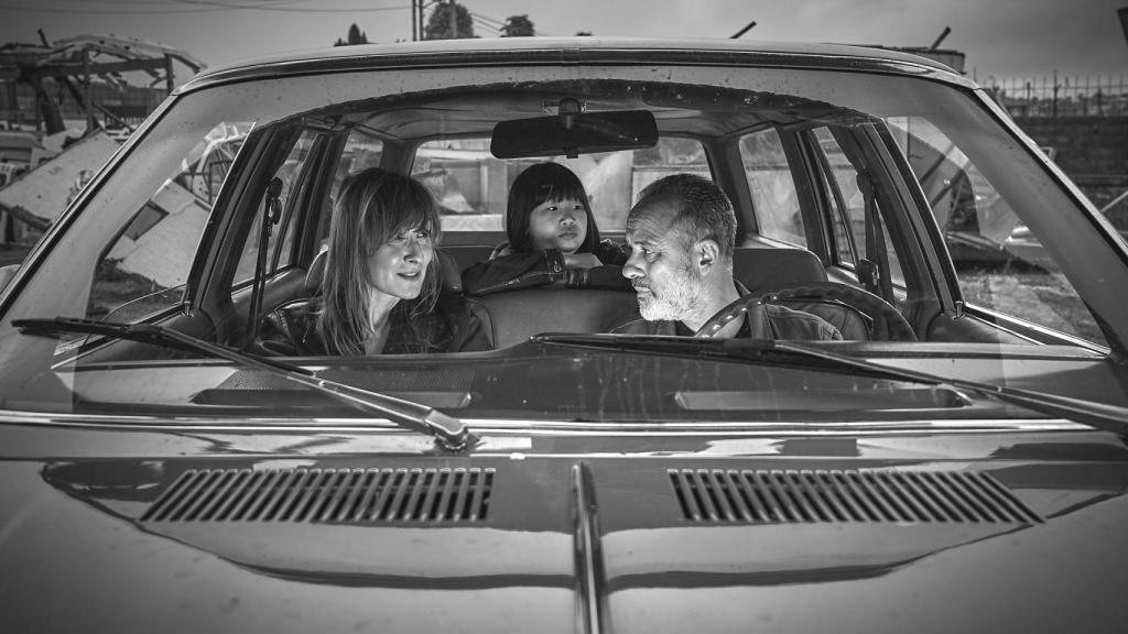 Nathalie Poza y Javier Gutiérrez en el rodaje de 'Honeymoon'