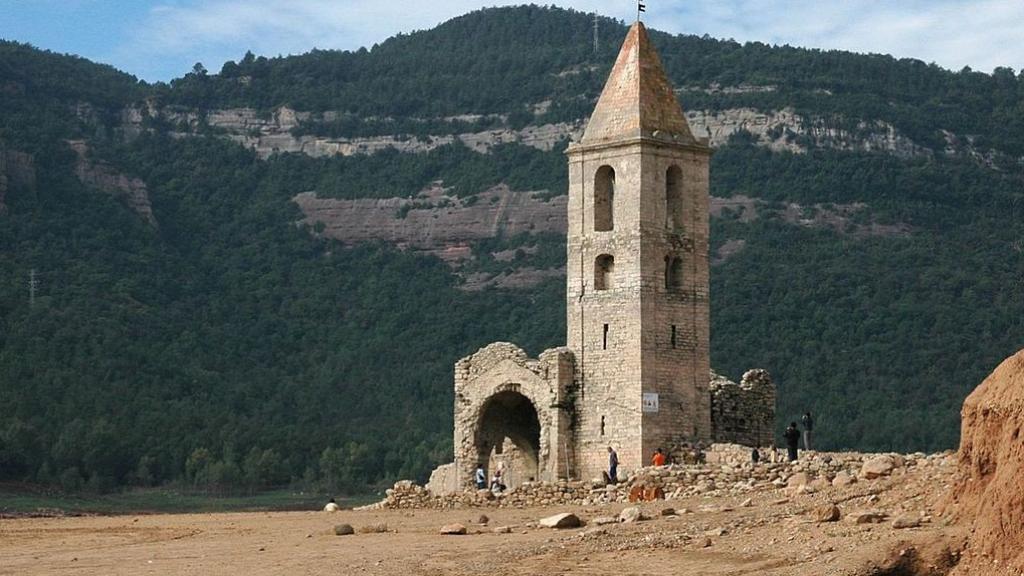 Iglesia de Sant Romà en octubre de 2005