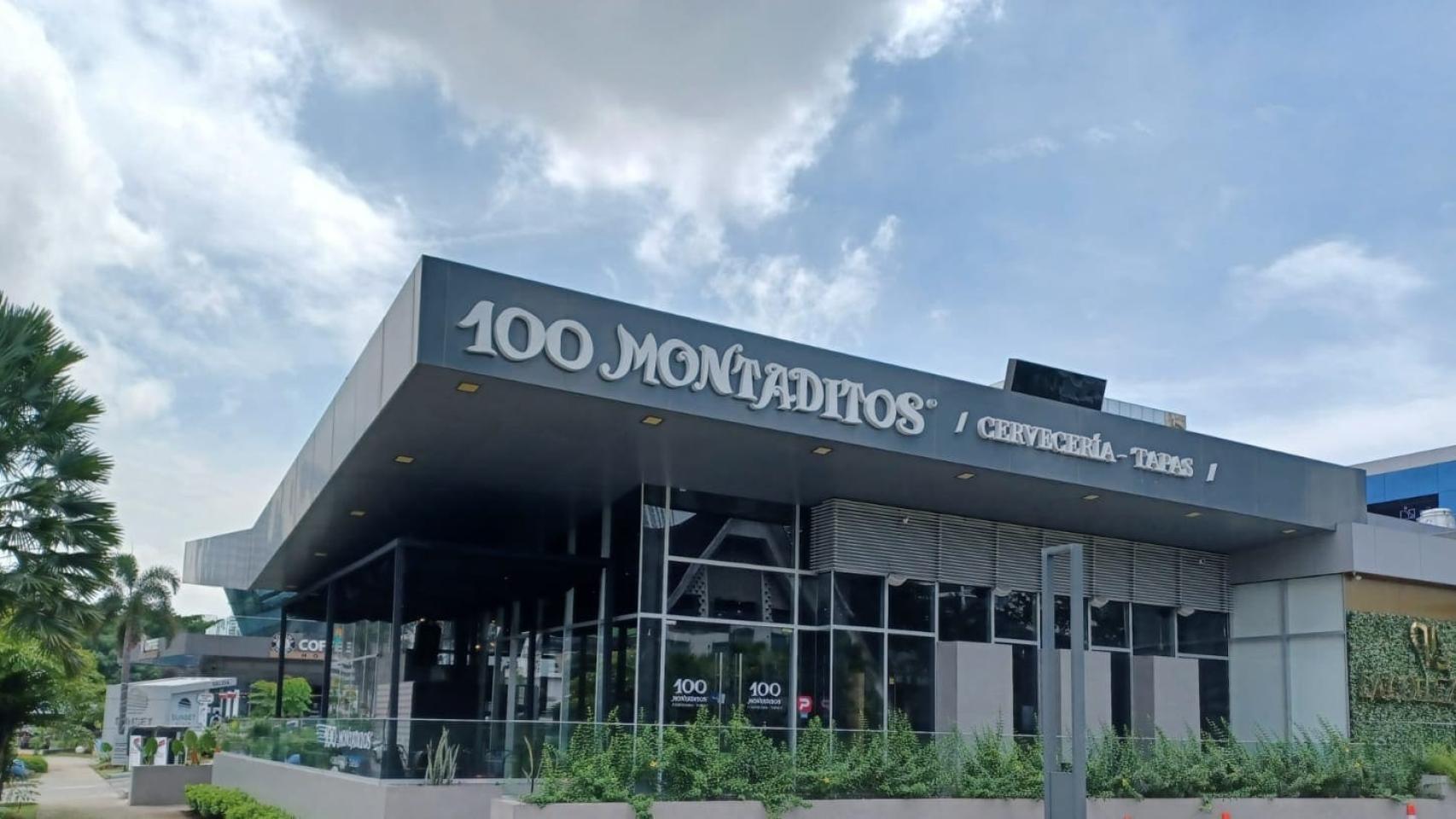 Local de 100 montaditos, cadena de restauración de Restalia