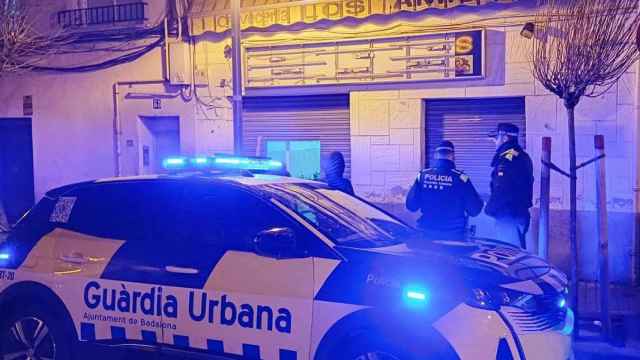Agentes de la Guardia Urbana de Badalona