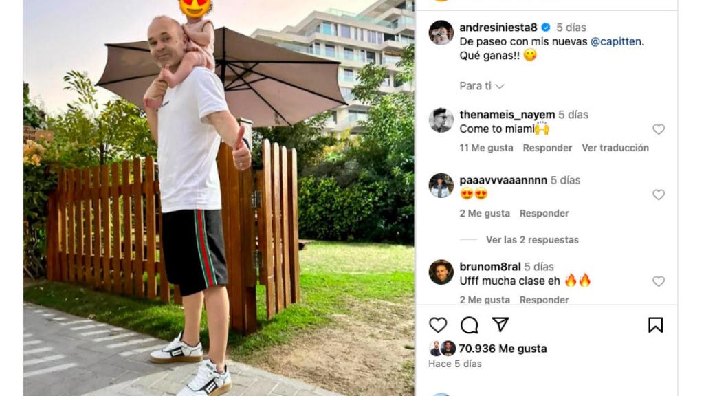 Iniesta presenta su nuevo calzado