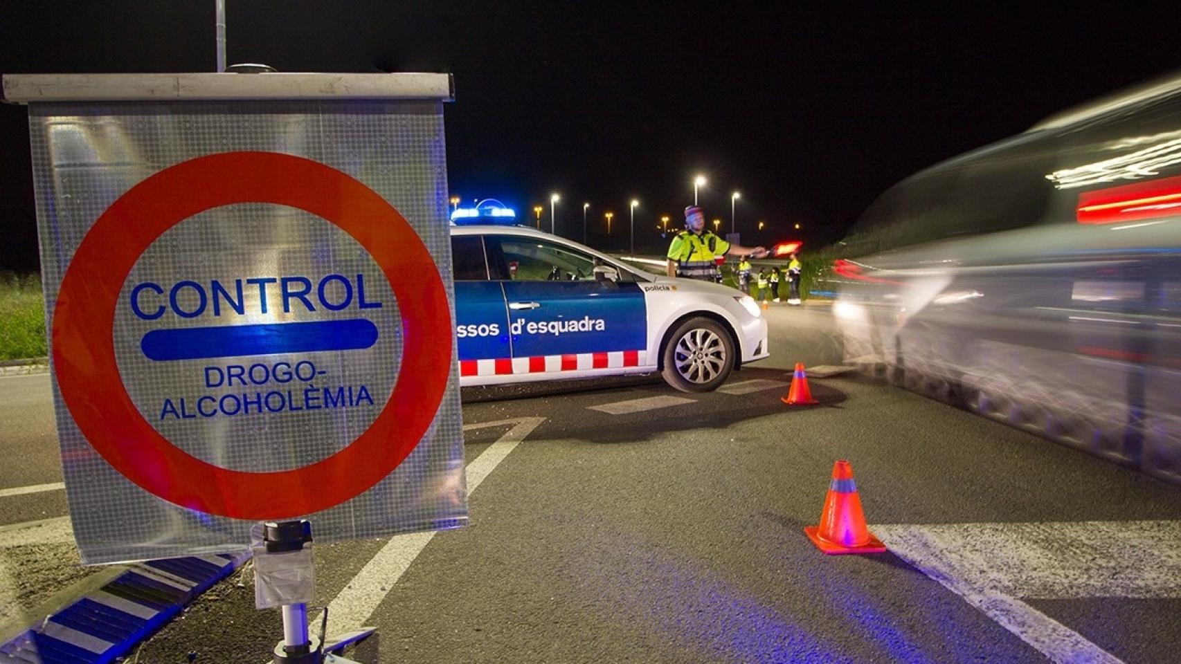 Control de los Mossos d'Esquadra, en una imagen de archivo