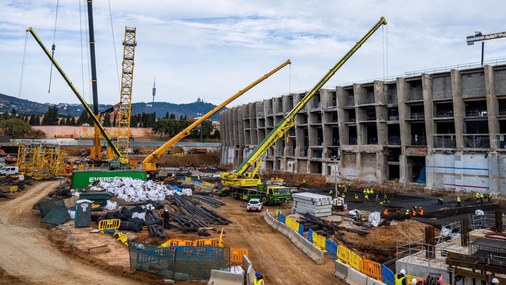 Panorámica del estado actual del Camp Nou