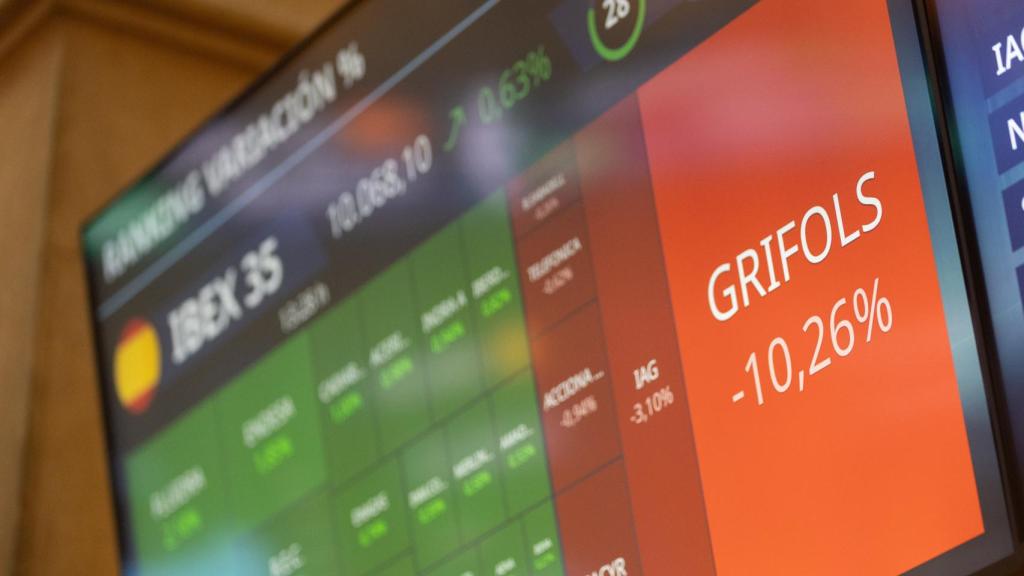 La cotización de Grifols durante una sesión de los últimos días / EP
