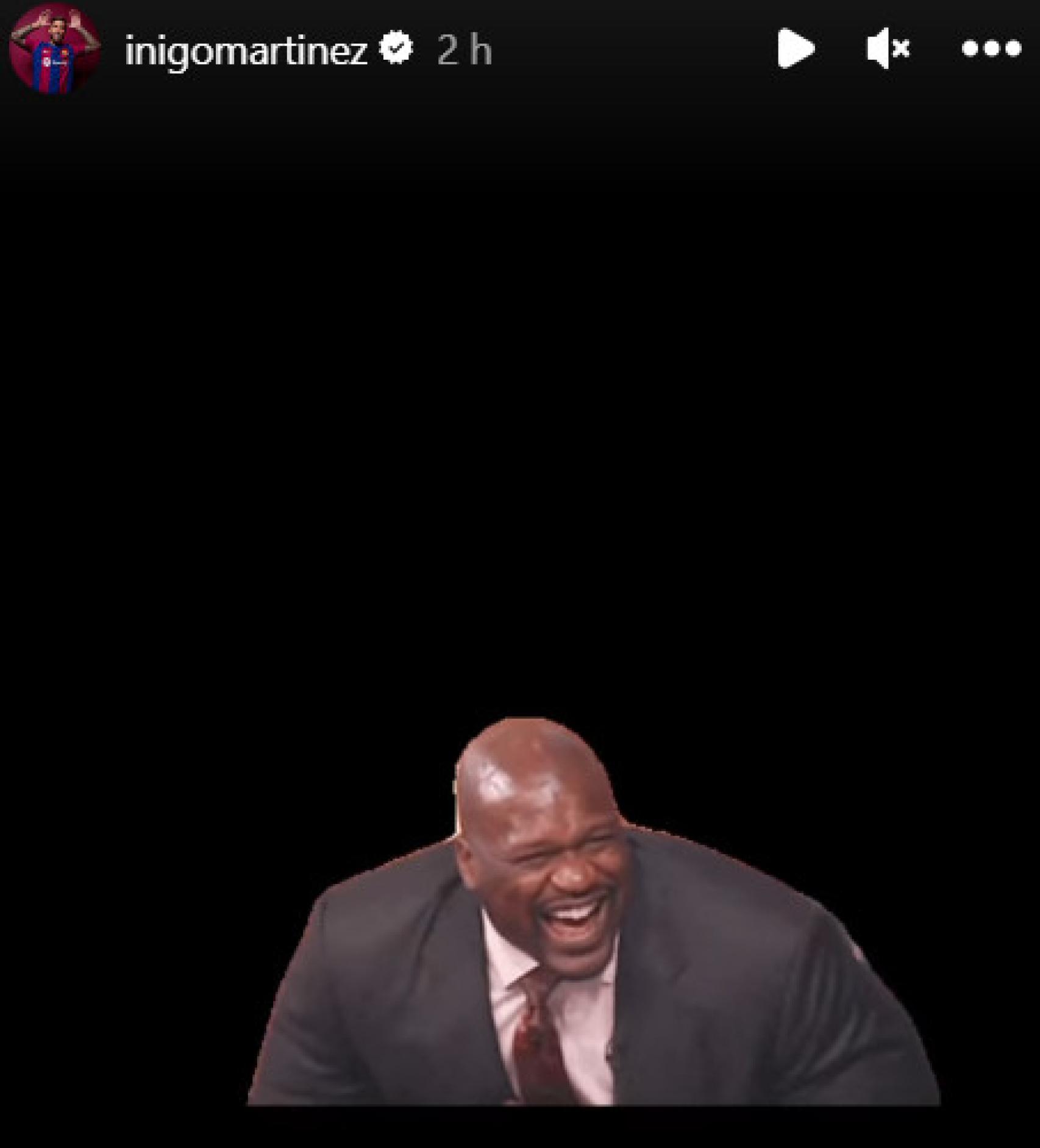 El troleo de Iñigo Martínez tras el escándalo arbitral en el Madrid-Almería