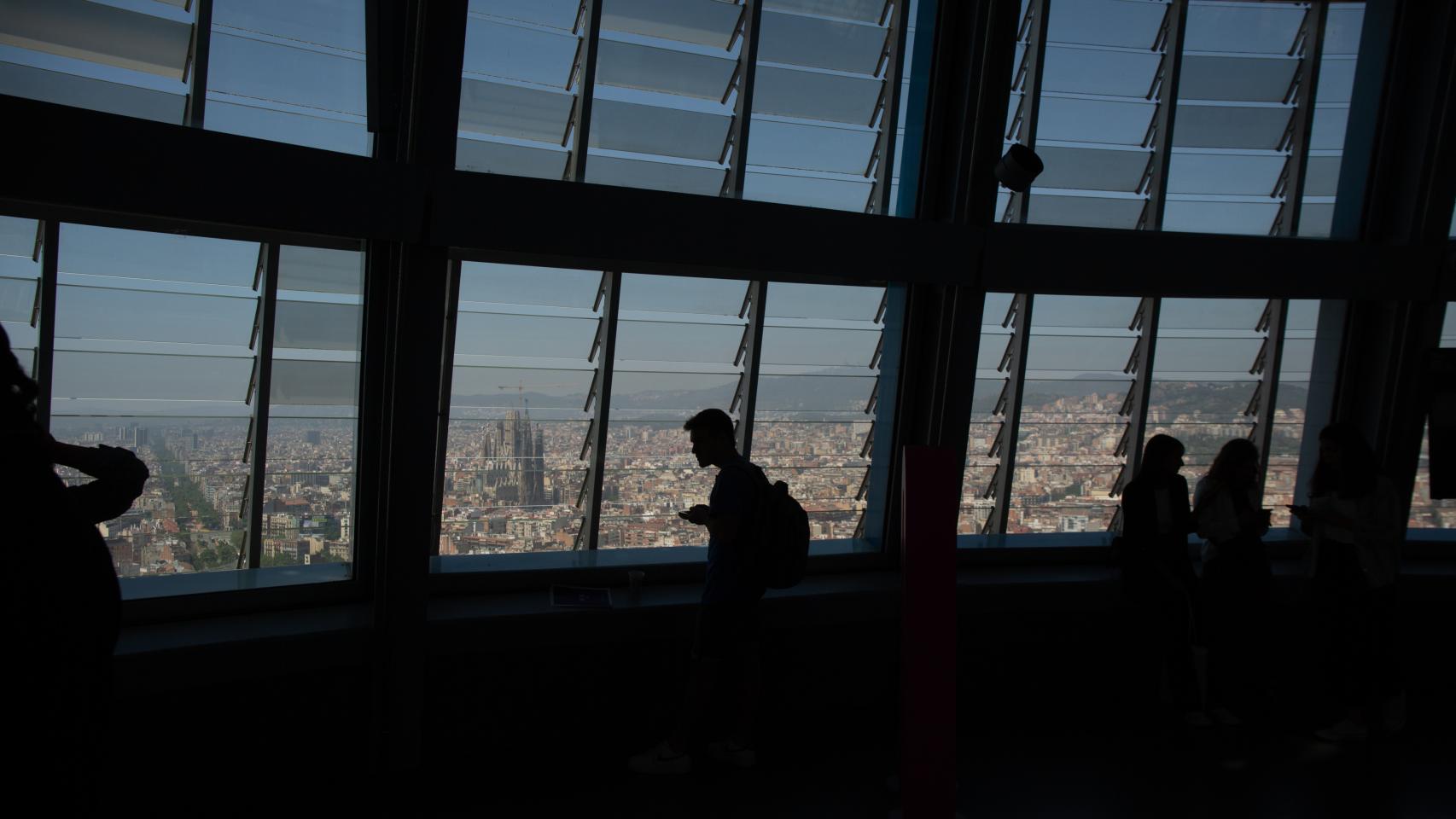 El interior de la torre Glòries de Barcelona