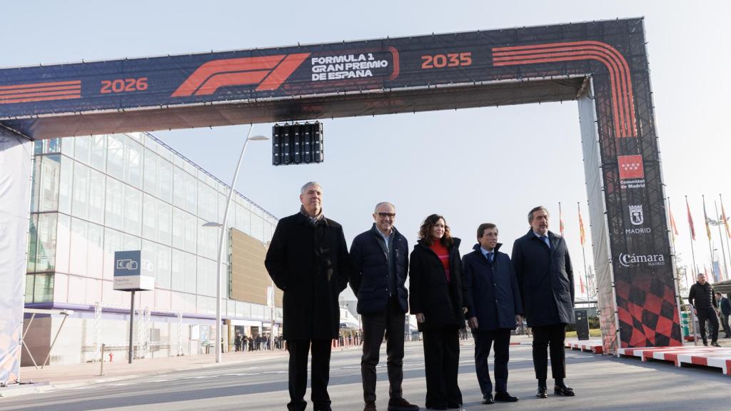 Presentación del Gran Premio de España, que se disputará en Madrid a partir del 2026