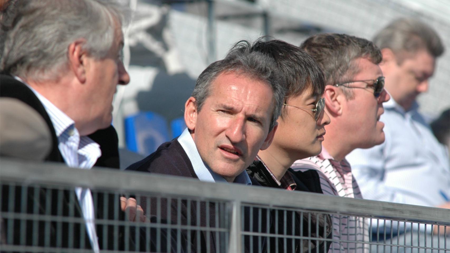 Txiki Begiristain, en una imagen de archivo durante un entrenamiento