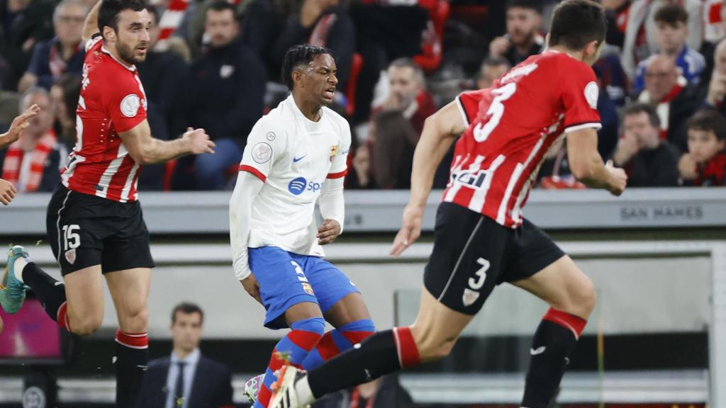 El dolor de Alejandro Balde en la parte trasera del muslo derecho