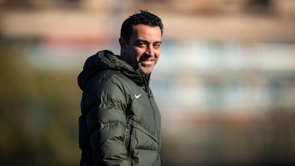 Xavi Hernández, en la previa del Barça-Villarreal