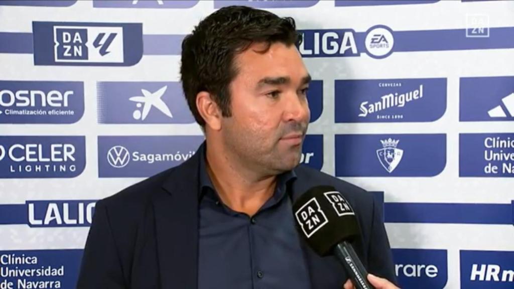 Deco, en una entrevista para DAZN antes de un partido de Liga