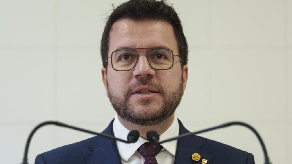 El presidente de la Generalitat, Pere Aragonès.