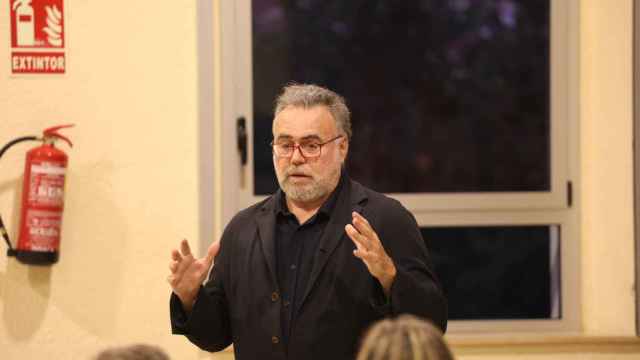 Eduard Vieta durante una conferencia