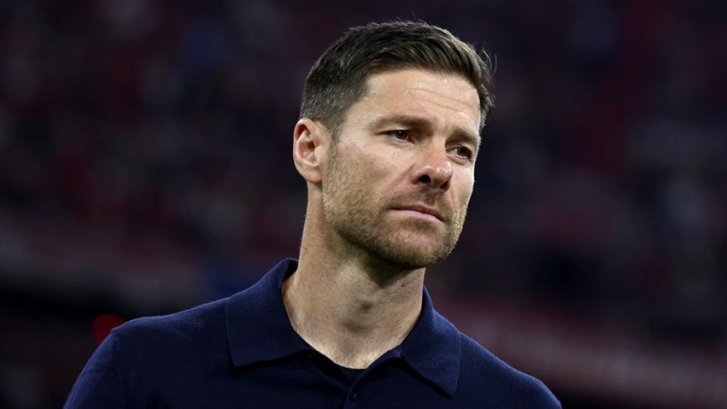 Xabi Alonso, durante un encuentro con el Bayer Leverkusen esta temporada.