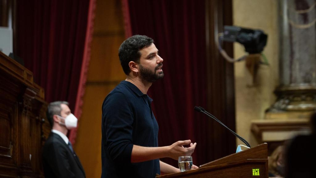El diputado de ERC Ruben Wagensberg en el Parlament