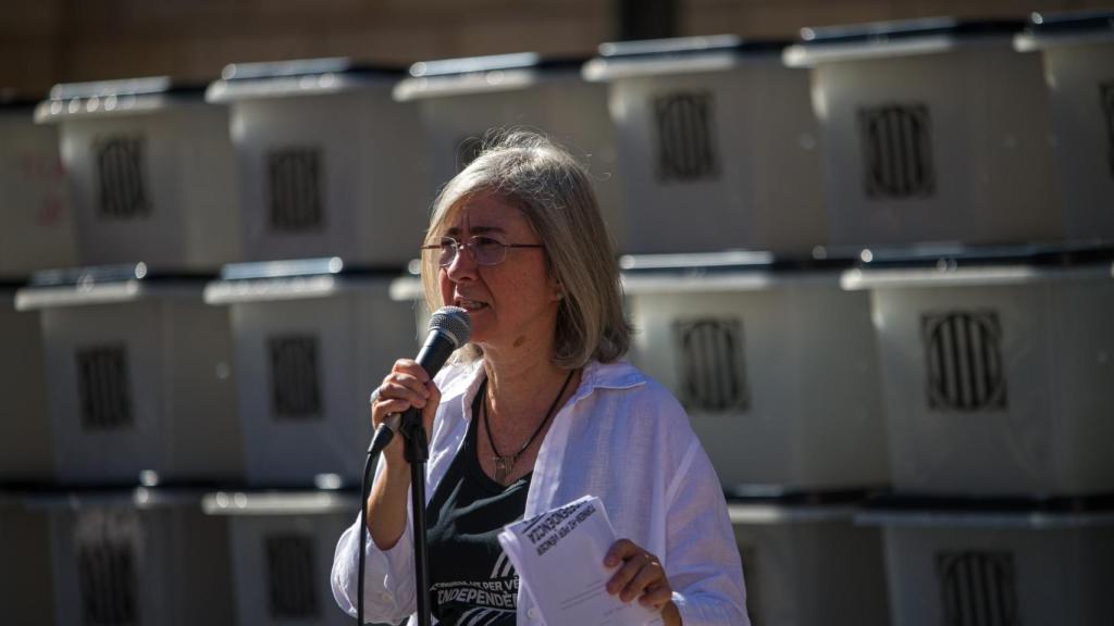 La presidenta de la ANC, Dolors Feliu