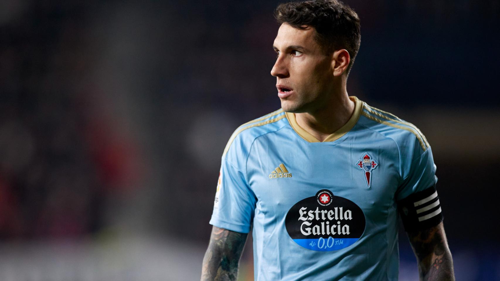 El futbolista Hugo Mallo cuando jugaba en el Celta de Vigo