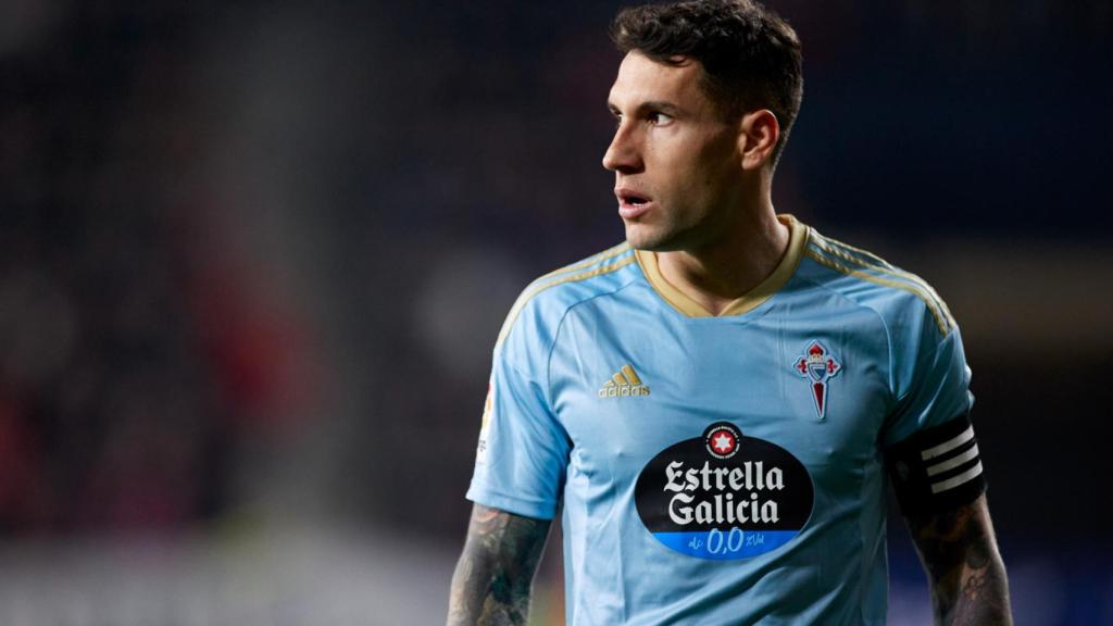 El futbolista Hugo Mallo cuando jugaba en el Celta de Vigo