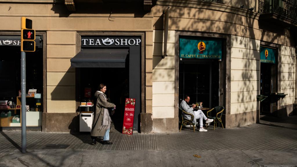 Comercios en la Rambla Catalunya de Barcelona
