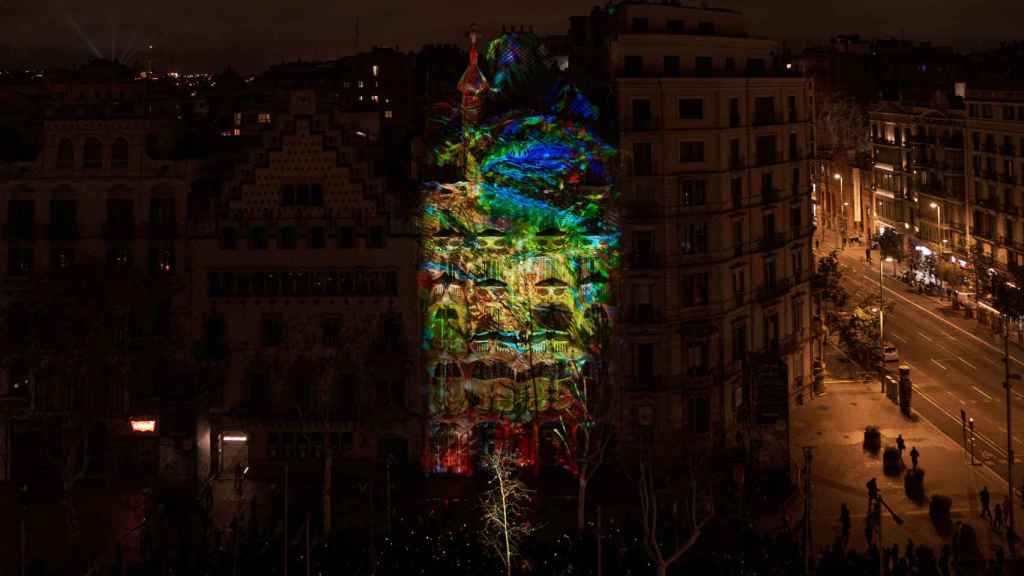 Mapping de la Casa Batlló de Barcelona
