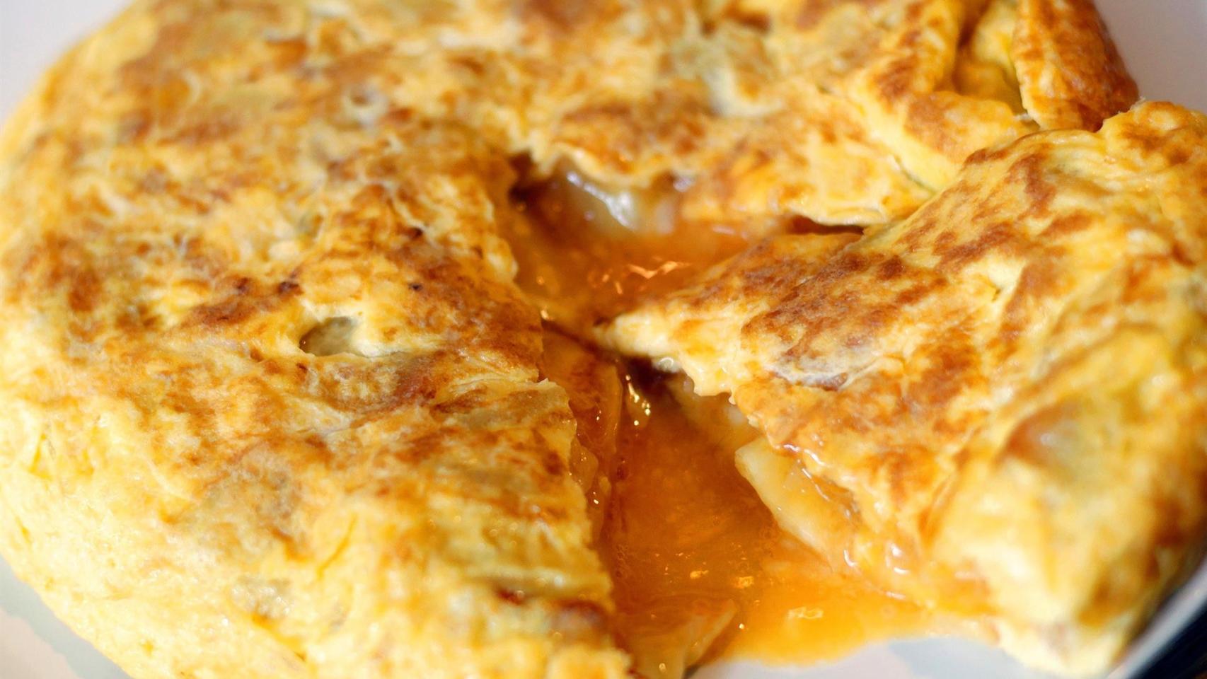 Una tortilla de patatas