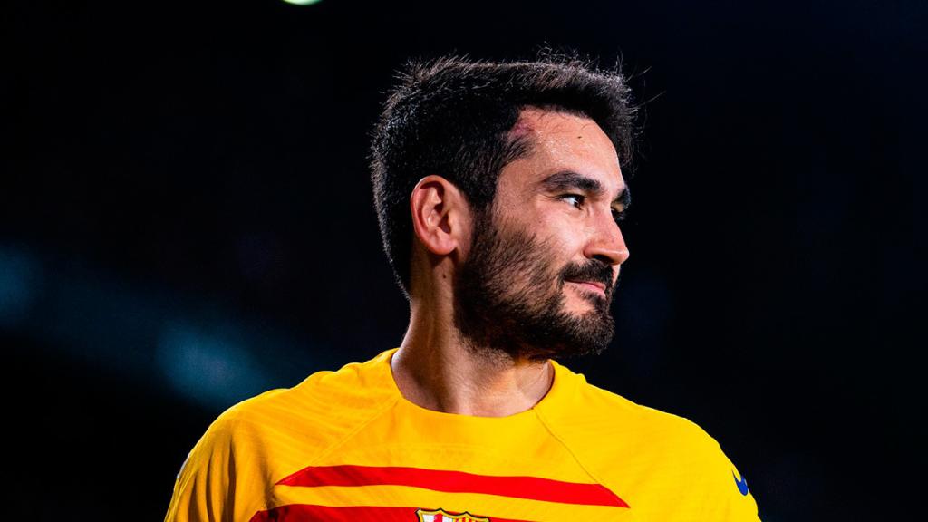 Gundogan, celebrando el gol marcado contra el Alavés