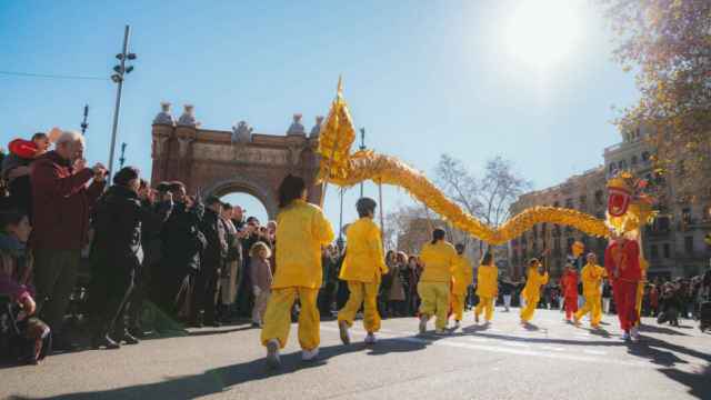 Celebración del Año Nuevo Chino en Barcelona