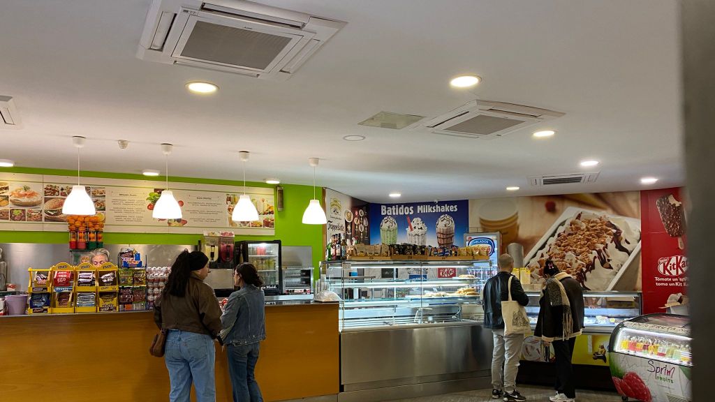 Interior de l'establiment