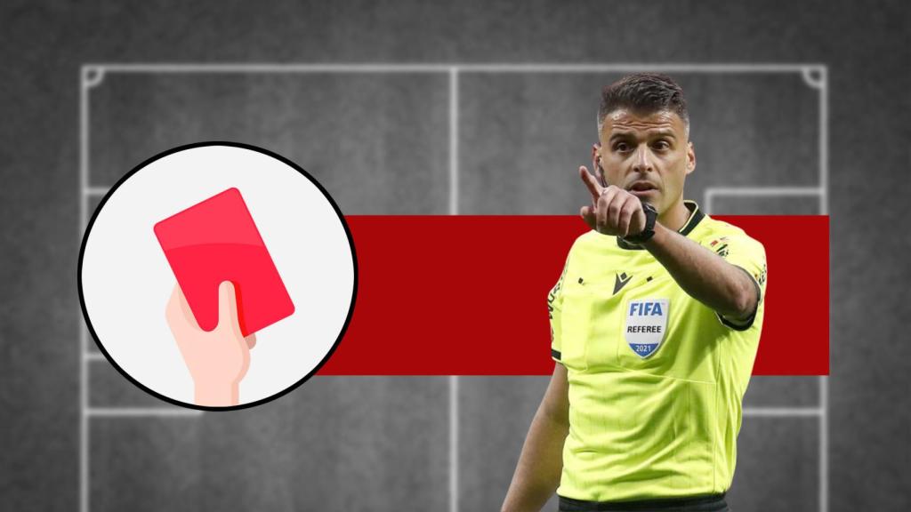 Gil Manzano: tarjeta roja