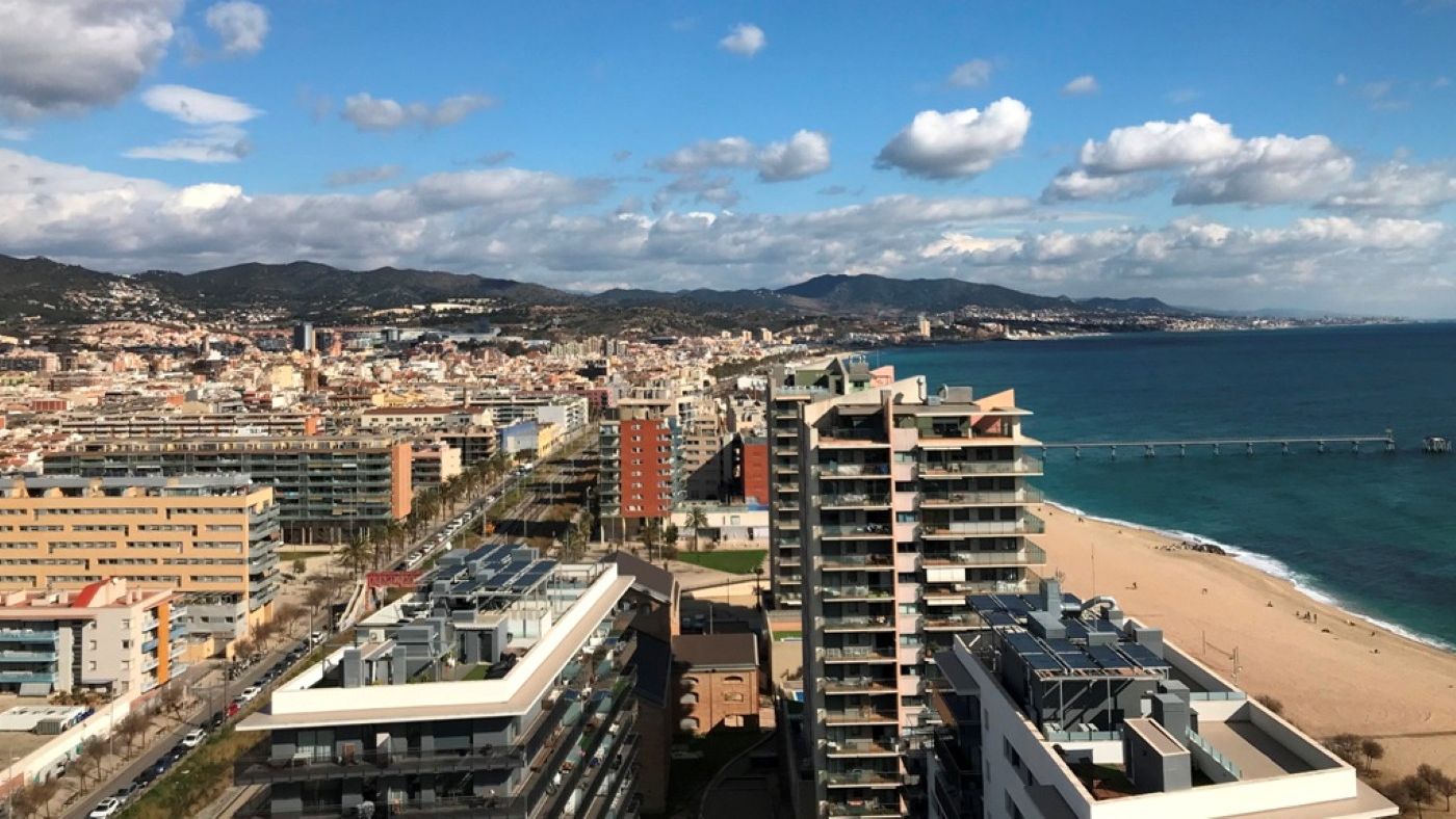 Vista panorámica de Badalona
