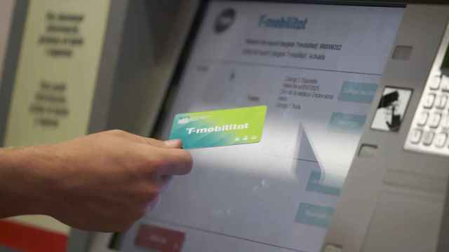 La T-Mobilitat del metro de Barcelona en una imagen de archivo