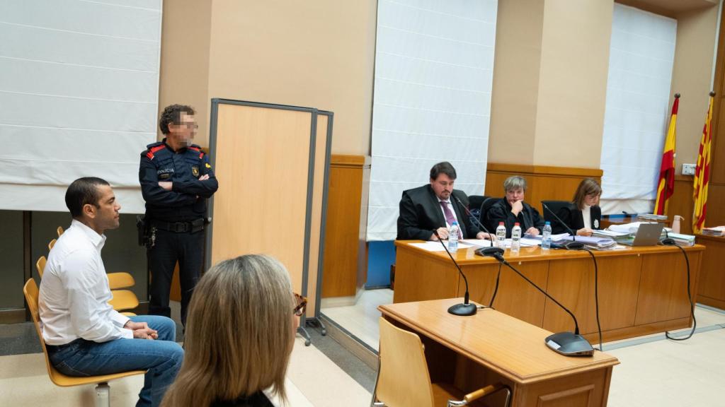 Dani Alves declarano en la Audiencia de Barcelona