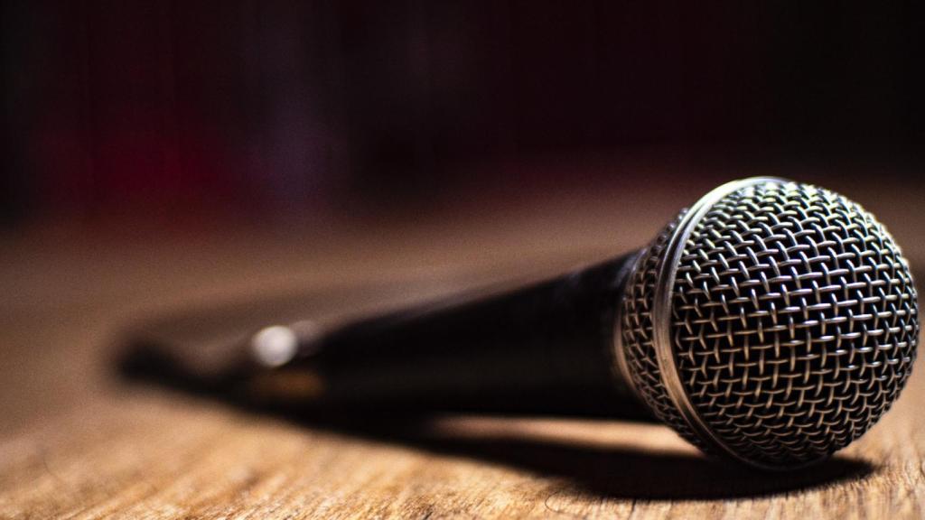 Imagen de archivo de un micrófono