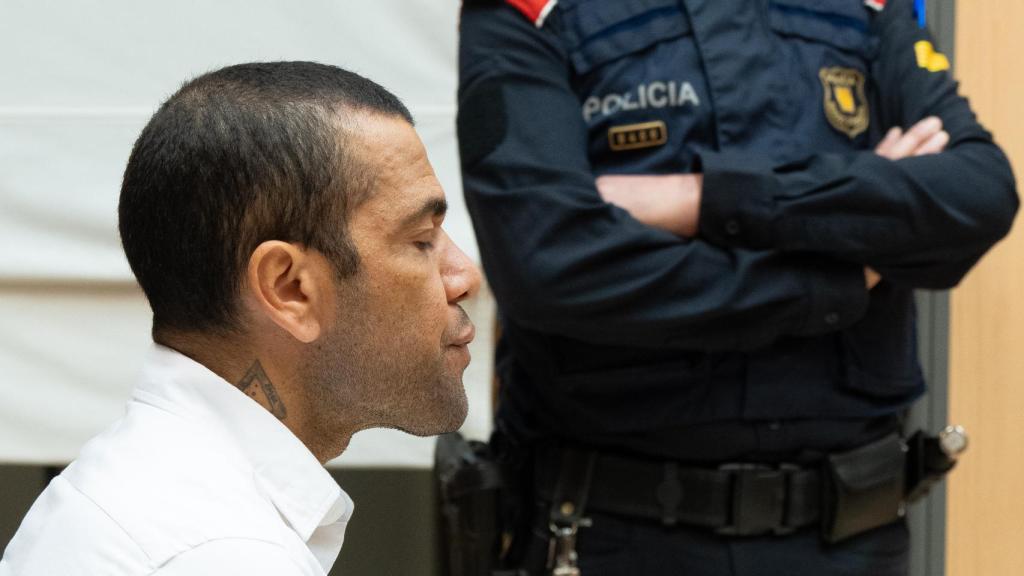 Dani Alves, exjugador del FC Barcelona, en la Audiencia Provincial de Barcelona
