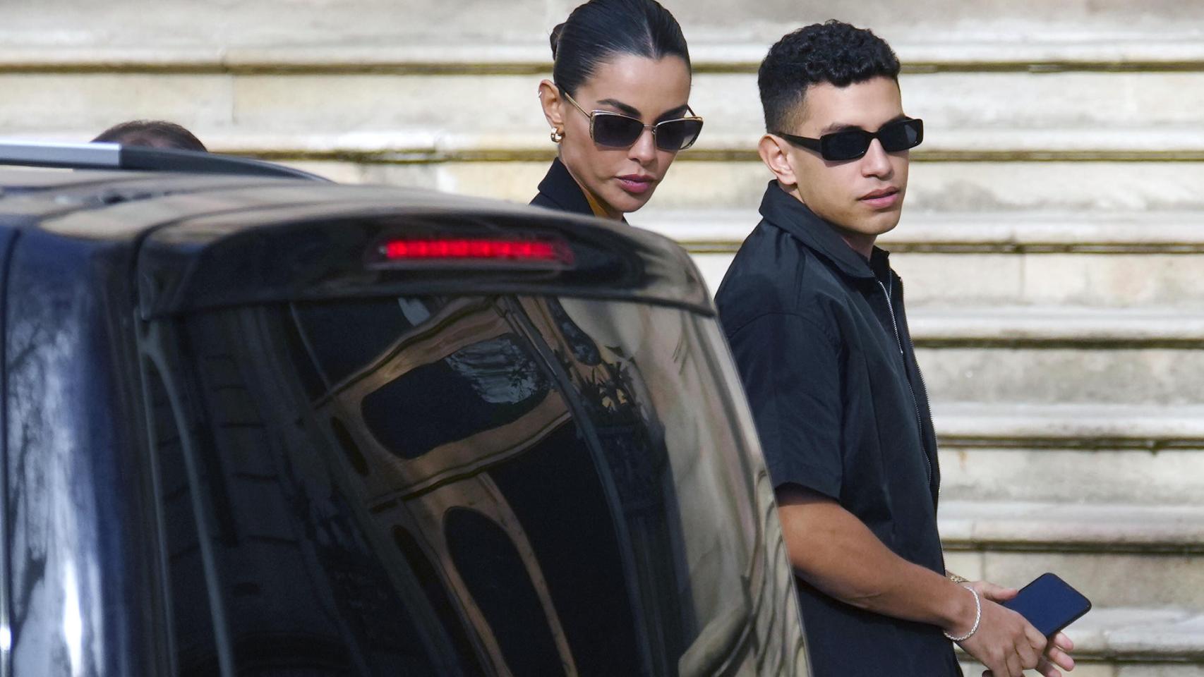 Llegada de Joana Sanz, mujer de Dani Alves al Juzgado