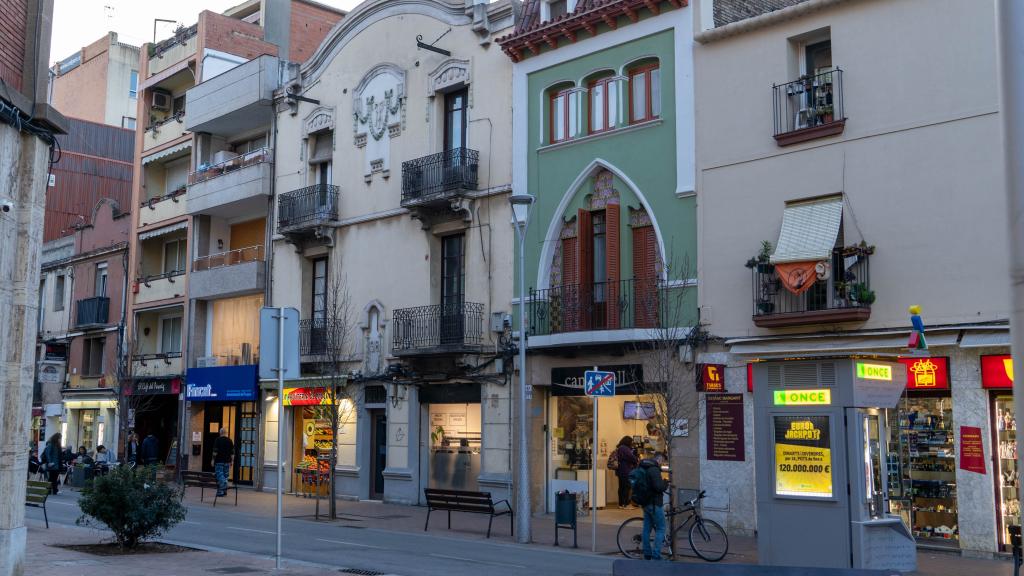 Calle del centro de Molins de Rei