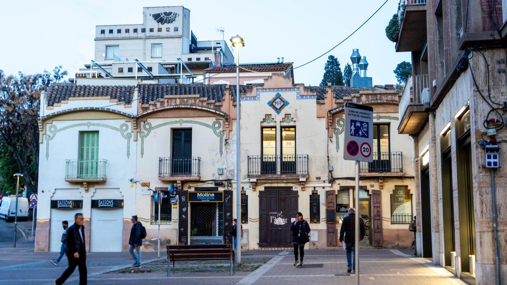Calles del centro de Molins de Rei