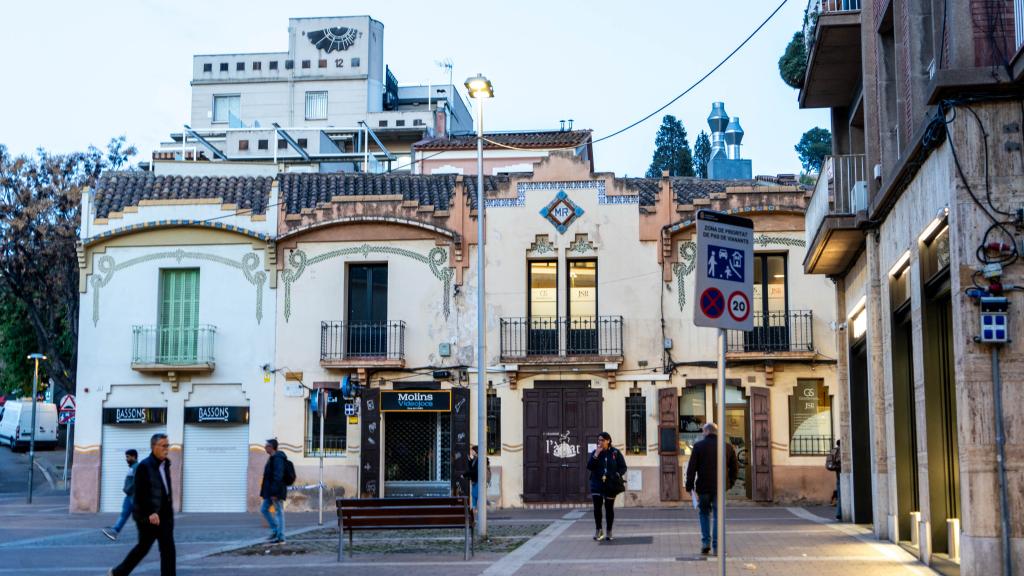 Calle del centro de Molins de Rei