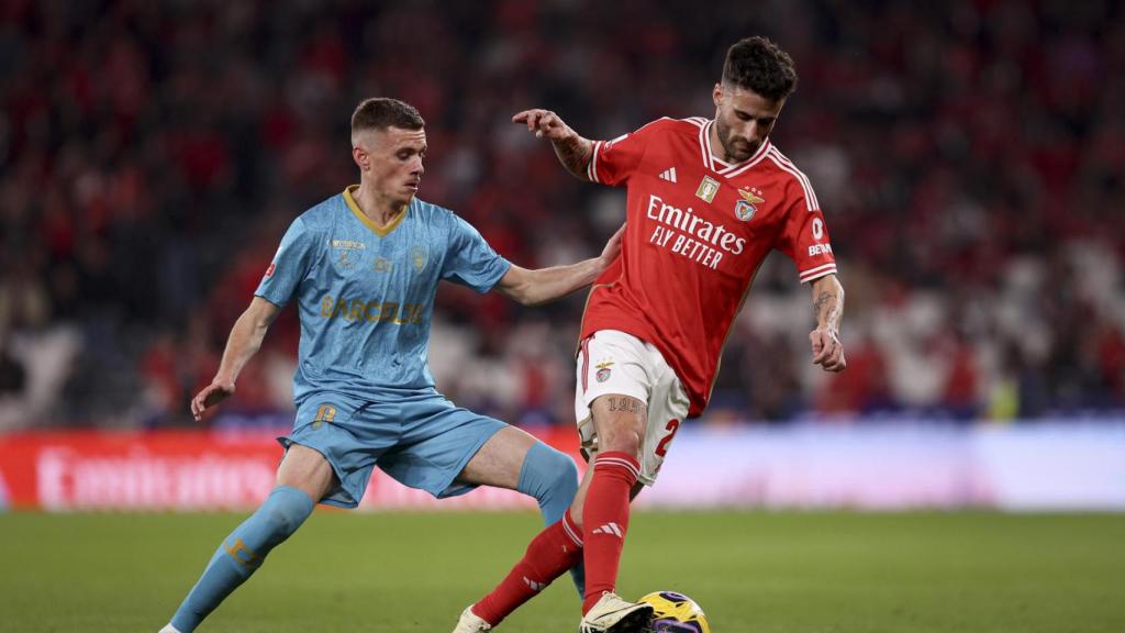 Rafa Silva, en el partido de Liga portuguesa contra Gil Vicente