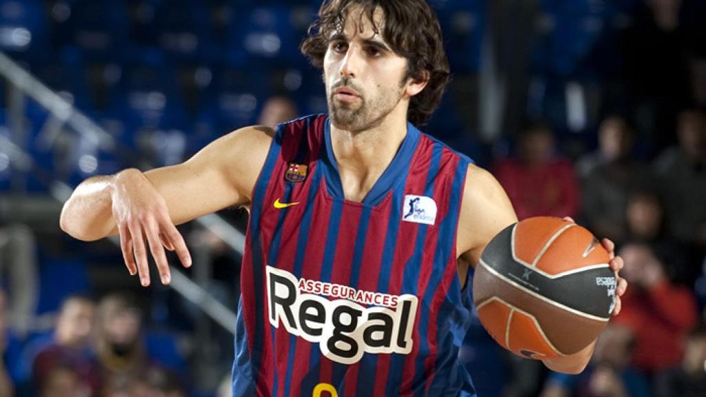 Víctor Sada, en su etapa como jugador del Barça