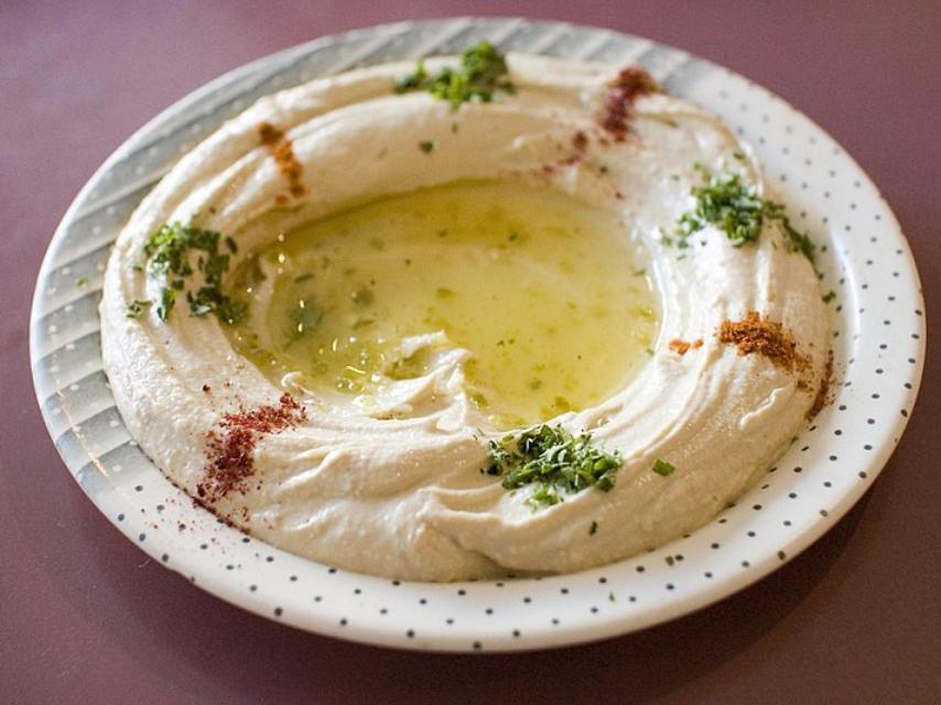 Hummus del restaurante Mazah