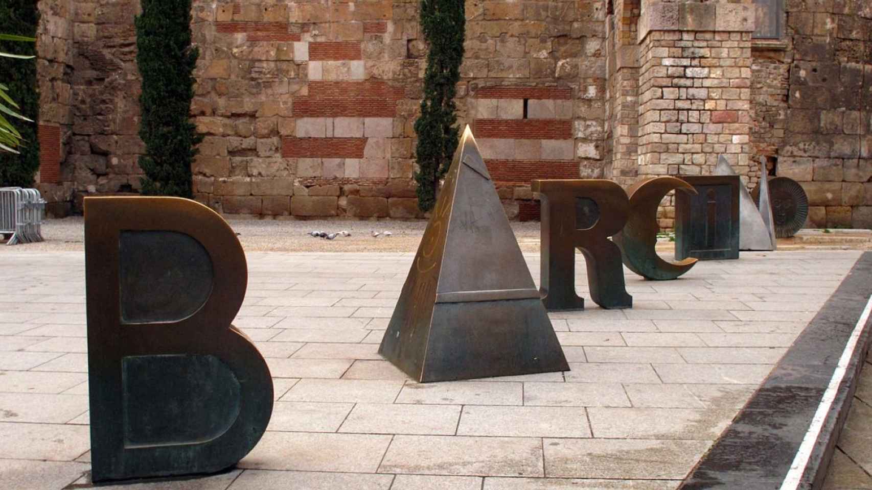Imagen de archivo de las letras de Barcino
