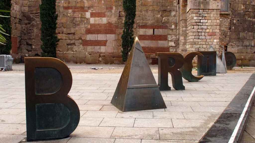 Imagen de archivo de las letras de Barcino
