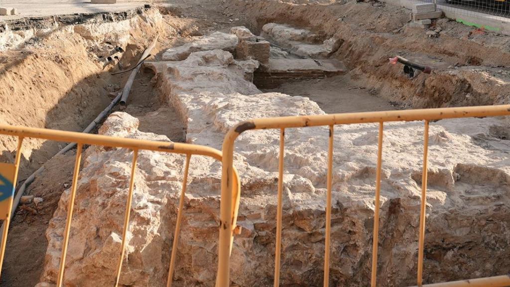 Los restos arqueológicos que han quedado al descubierto por las obras de reurbanización de la Rambla