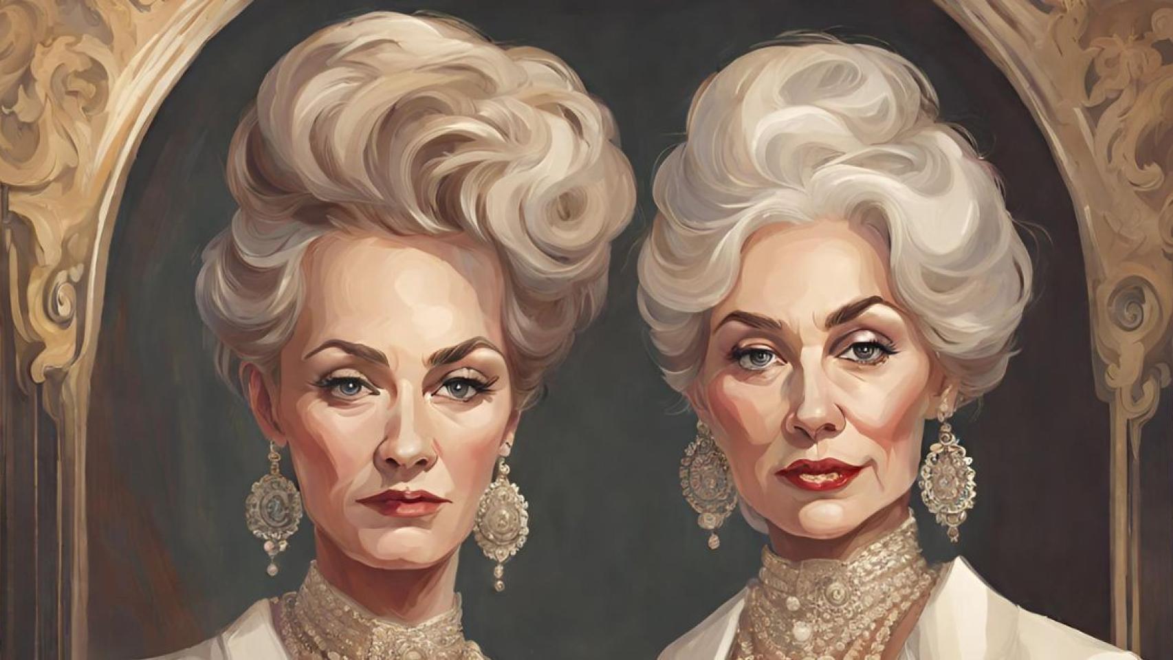 hermanas ricas - arte visual