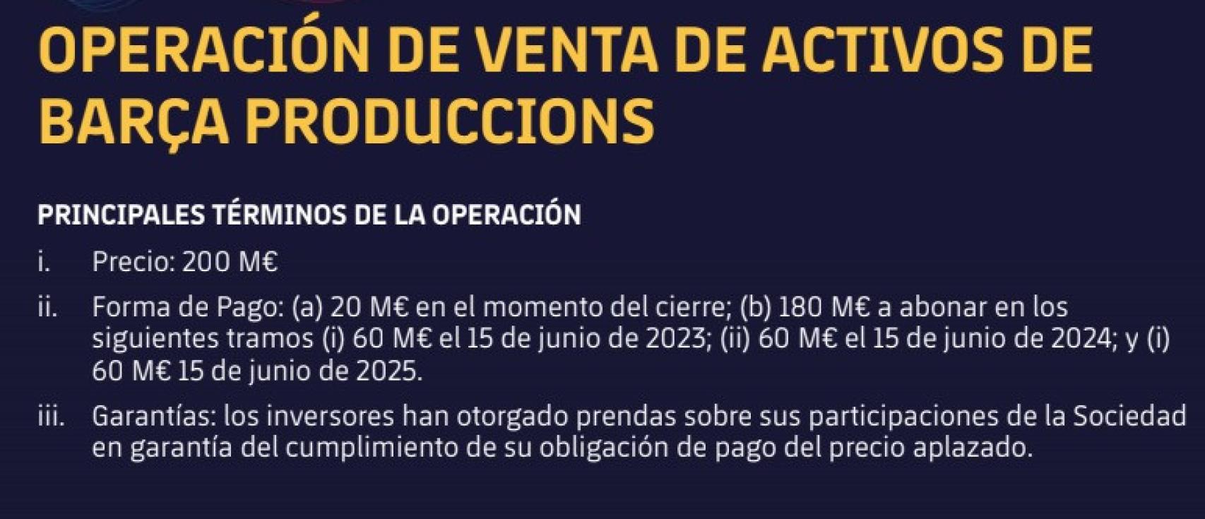 El FC Barcelona se arriesga a un nuevo impago por Barça Studios en junio de 2024