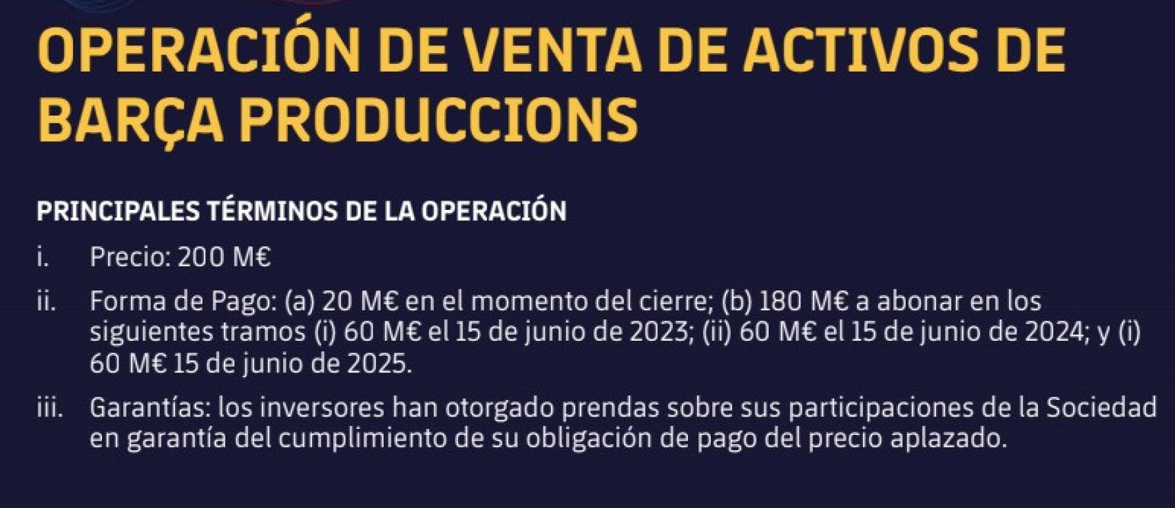 El FC Barcelona se arriesga a un nuevo impago por Barça Studios en junio de 2025