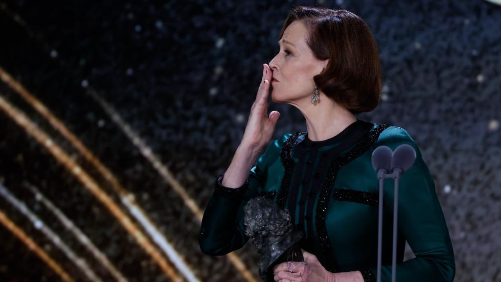 La actriz Sigourney Weaver