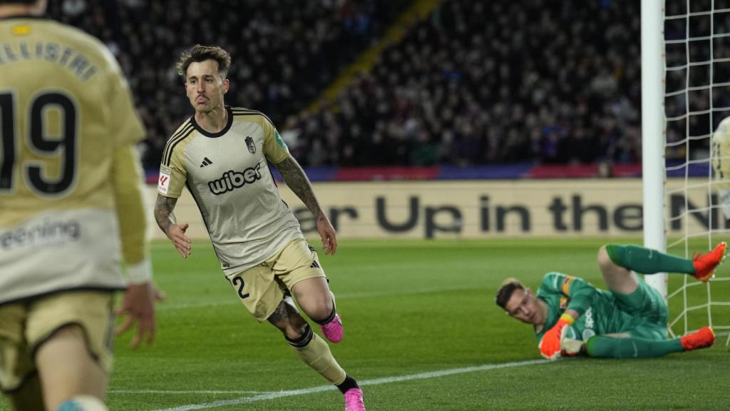 Ter Stegen, vencido por Ricard Sánchez en el Barça-Granada